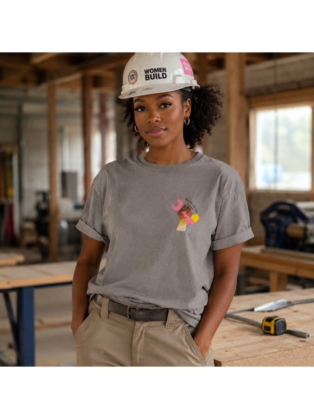 Massachusetts Girls in Trades 10 Year Anniversary T-Shirt XL Gray Women Trades
